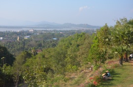 Vue depuis la colline des pagodes